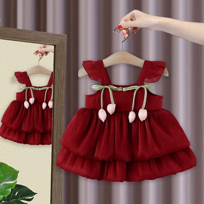 Baby Girl Tulip Layered Frock