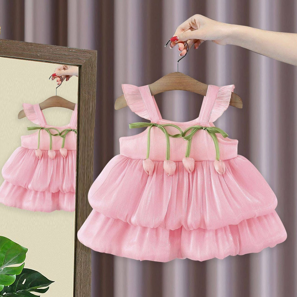 Baby Girl Tulip Layered Frock